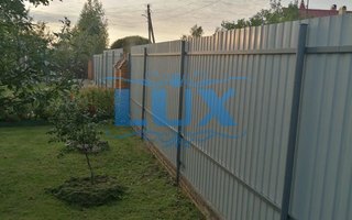 заборы из профнастила фото № 11