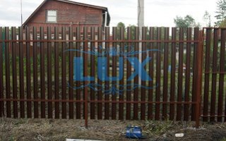 заборы из евроштакетника фото № 13