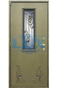 антивандальная дверь с ковкой